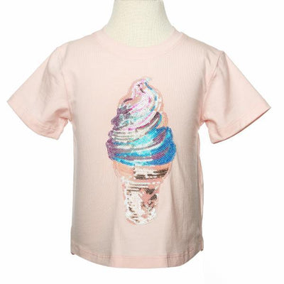 Camiseta con parche de helado DOE