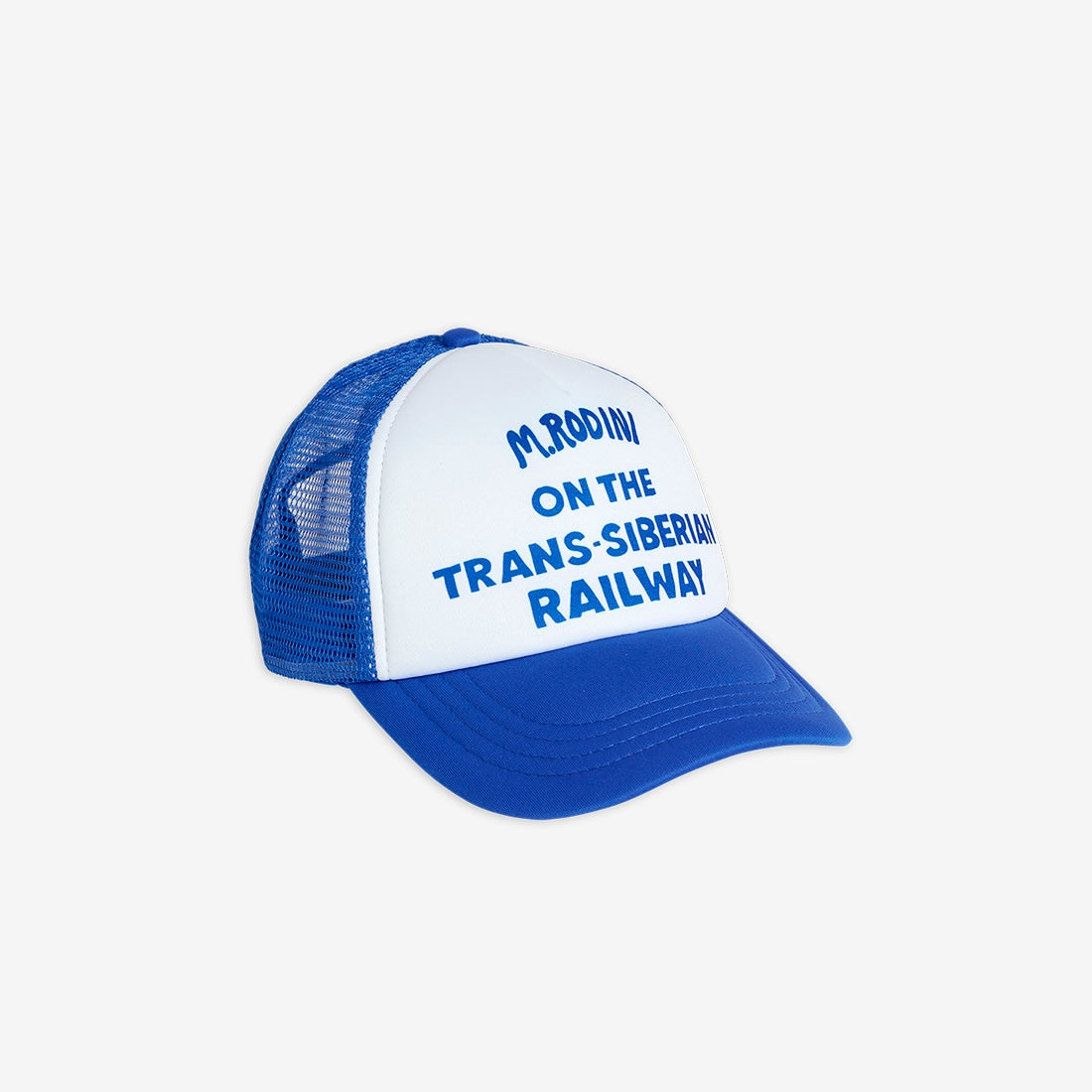 Mini Rodini blue trucker cap