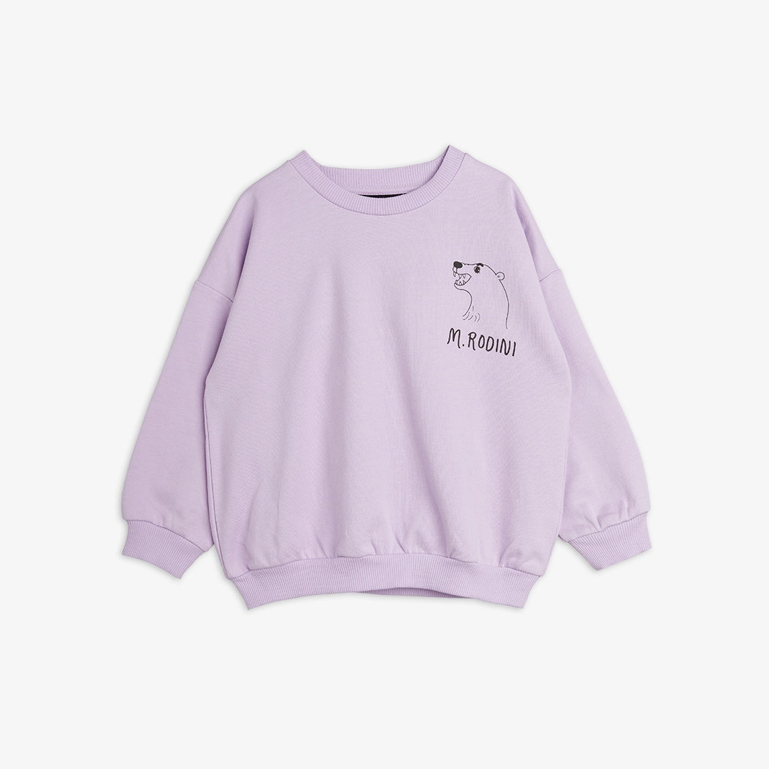 Mini Purple Polar Bear Sweatshirt