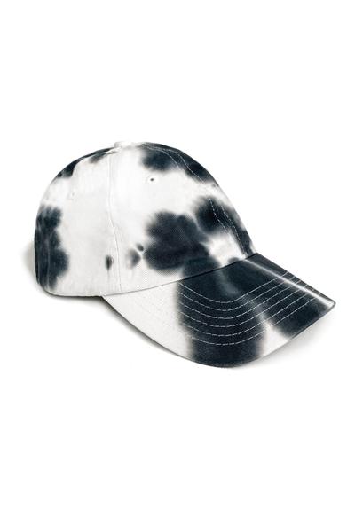 Port Black Tie-Dye Baseball Cap