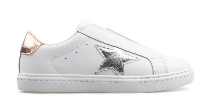 Hayden's Star Slip On Sneaker White/Pink