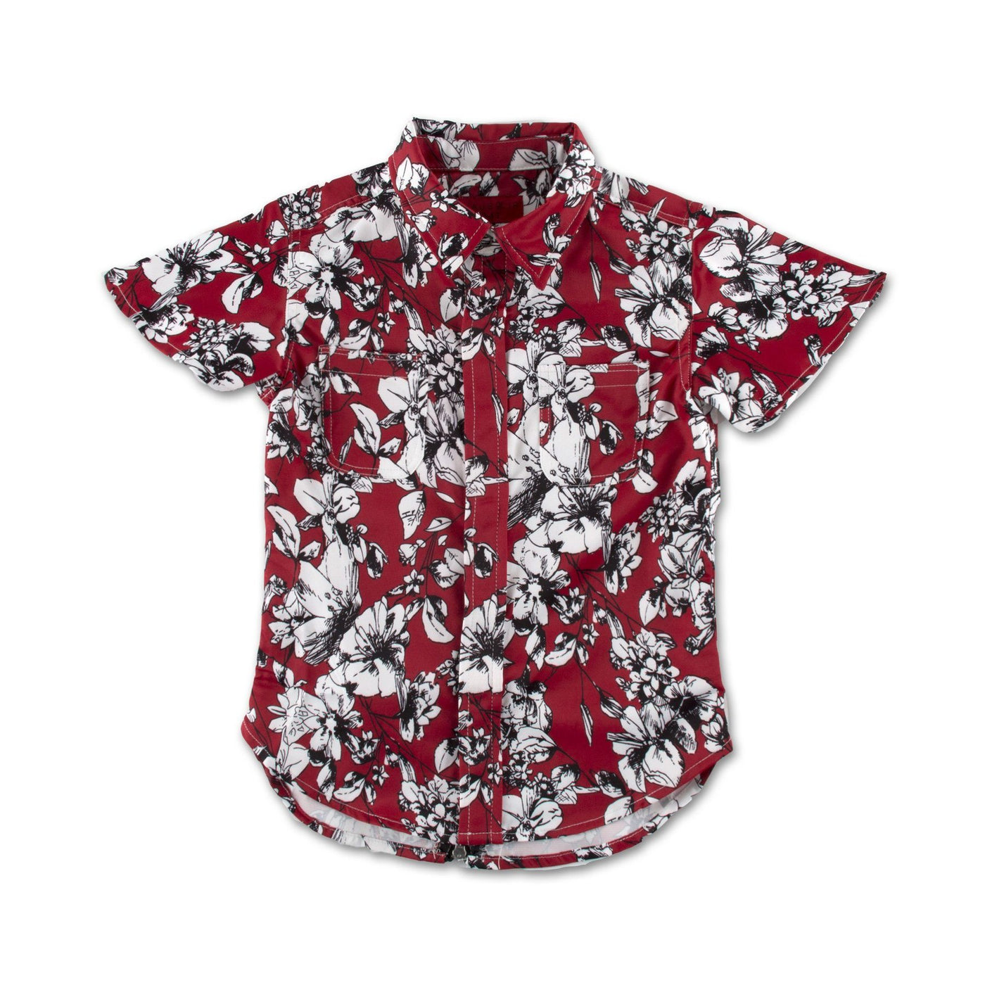 Red Lilo Button Up