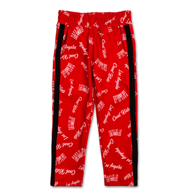 RED LEVI LETTERS PANT