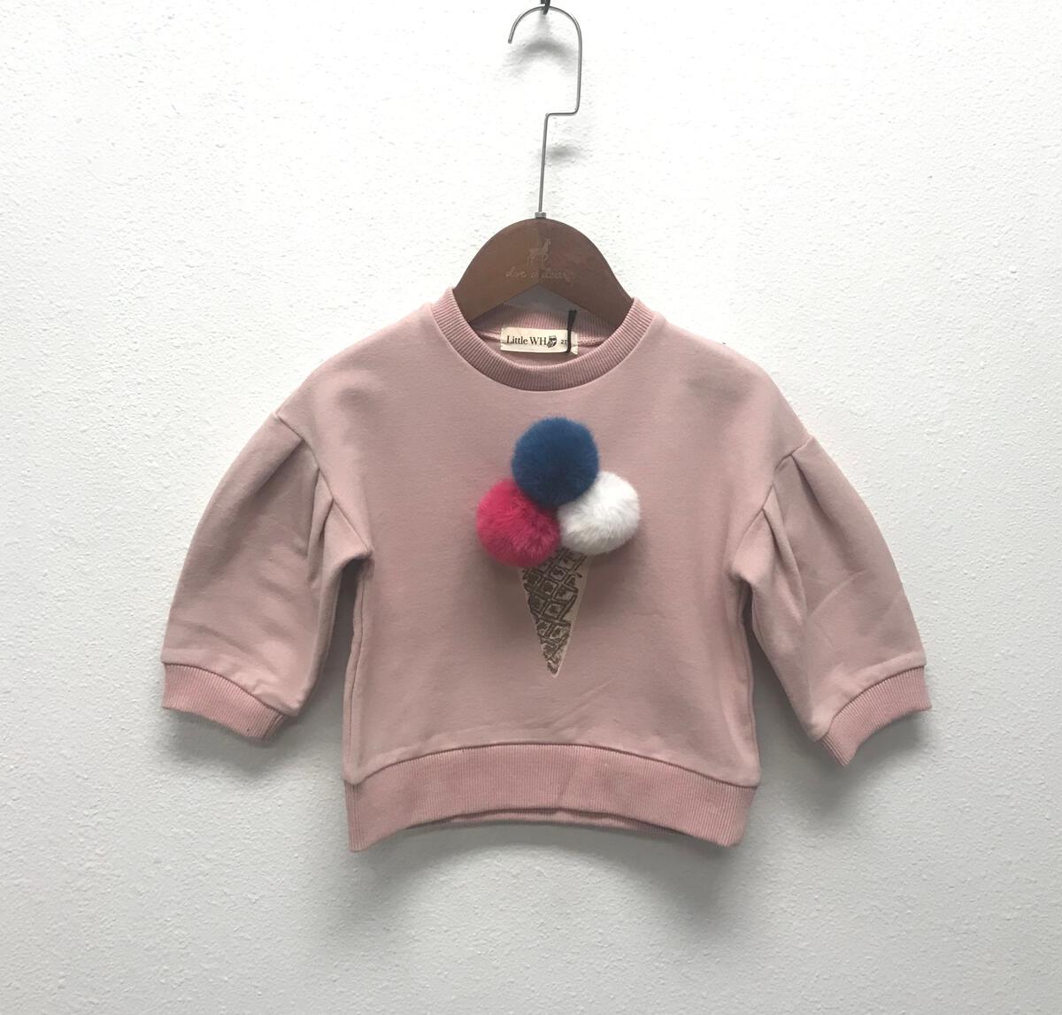 Blush Pom-Pom Ice Cream Sweater