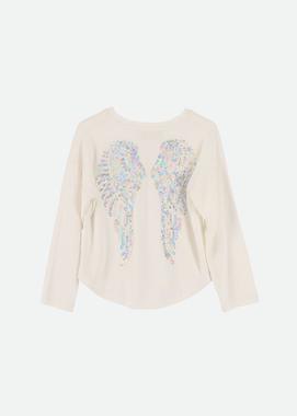Camiseta Angels Face Snowdrop Serafina Wings L/S