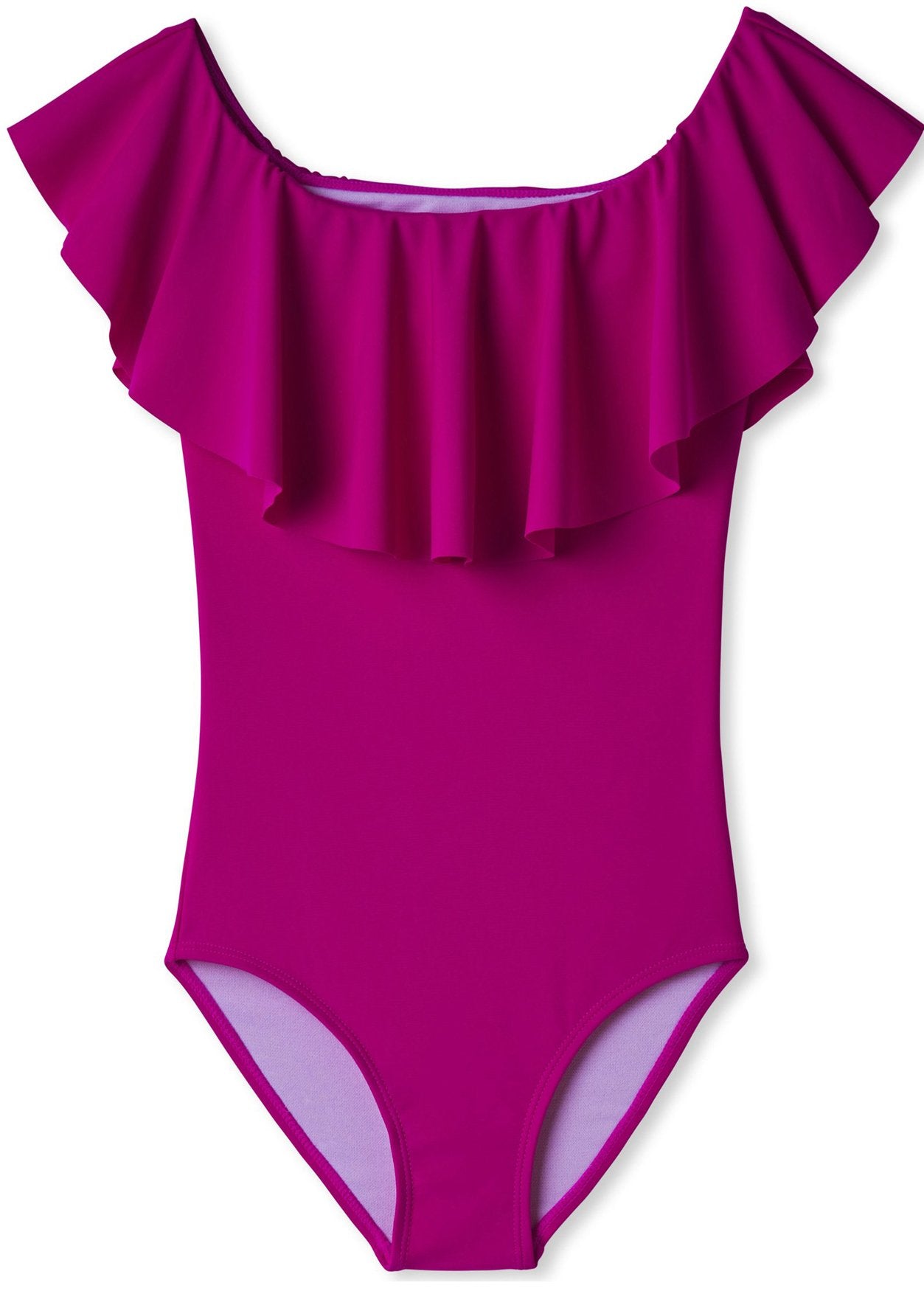 Neon Purple Bathing Suit for Girls
